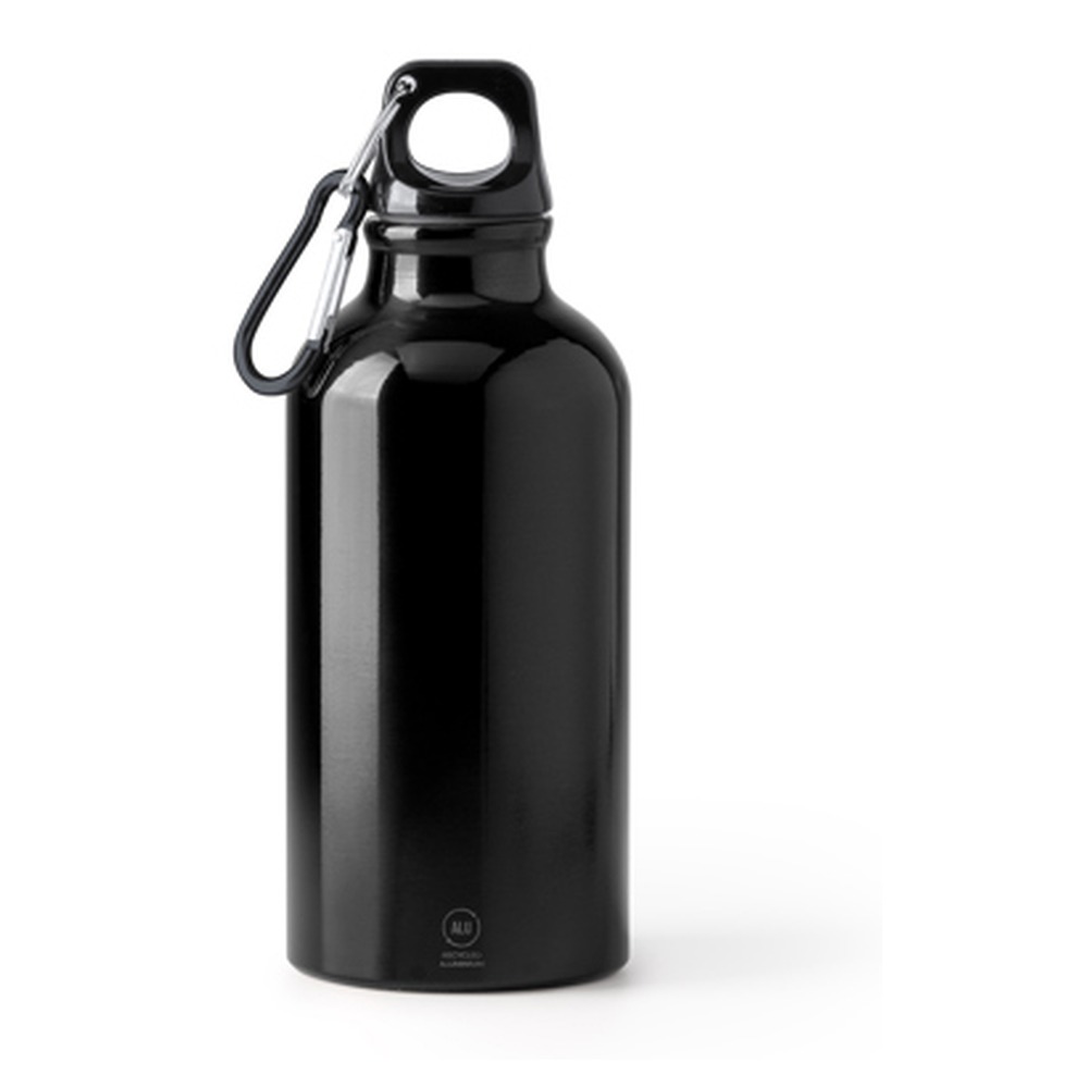 μπουκάλι νερού με λογότυπο 400ml μαύρο_printiq.gr