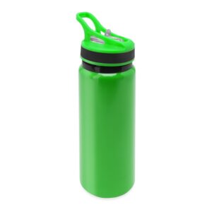 αλουμινένιο μπουκάλι νερού με λογότυπο 680ml πράσινο_printiq.gr
