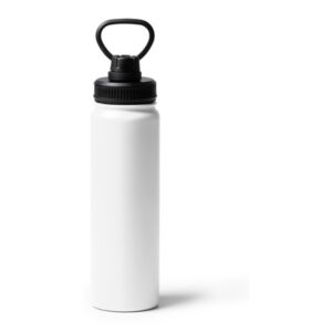 αθλητικό μπουκάλι νερού με λογότυπο 750ml λευκό_printiq.gr