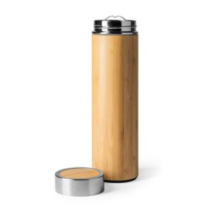 bamboo μπουκάλι θερμός 500ml 500ml φυσικό_printiq.gr