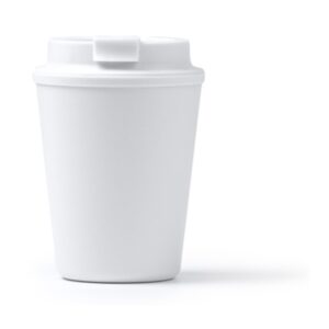 compact ποτήρι καφέ θερμός 300ml 300ml λευκό_printiq.gr