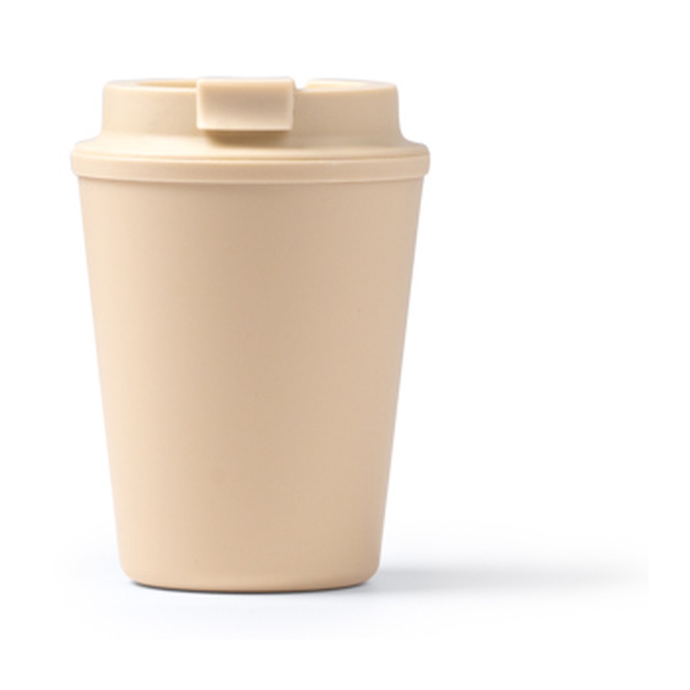 compact ποτήρι καφέ θερμός 300ml 300ml μπεζ_printiq.gr