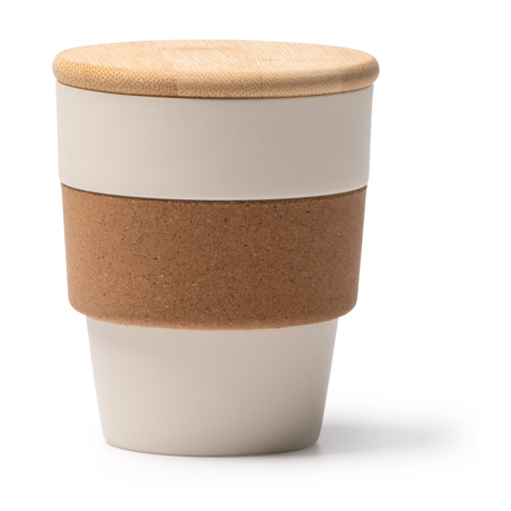 eco ποτήρι καφέ bamboo 350ml 350ml μπεζ_printiq.gr