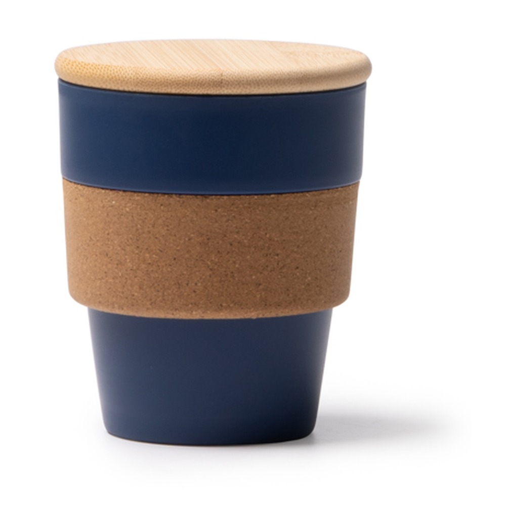 eco ποτήρι καφέ bamboo 350ml 350ml μπλε σκούρο_printiq.gr