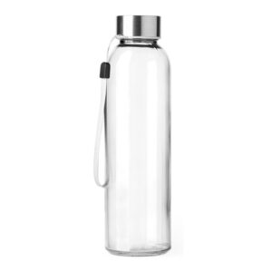 γυάλινο μπουκάλι νερού με λογότυπο 500ml διαφανές_printiq.gr