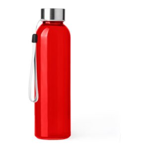 γυάλινο μπουκάλι νερού με λογότυπο 500ml κόκκινο_printiq.gr