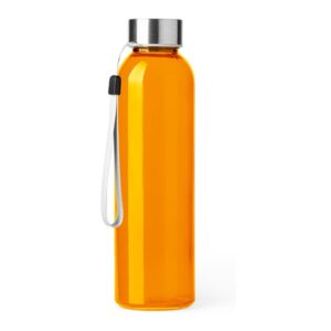 γυάλινο μπουκάλι νερού με λογότυπο 500ml πορτοκαλί_printiq.gr