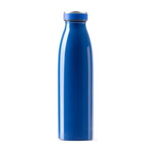 γυαλιστερό μπουκάλι θερμός 500ml 500ml μπλε ρουά_printiq.gr