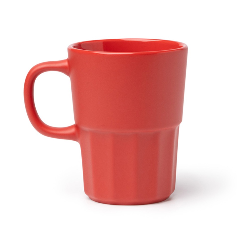 κεραμική κούπα με εκτύπωση 450ml κόκκινο_printiq.gr