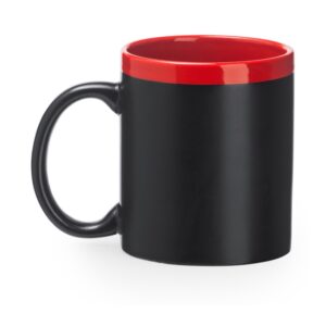 κεραμική κούπα με εκτύπωση 350ml κόκκινο_printiq.gr