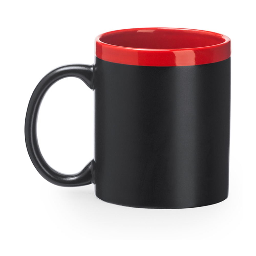 κεραμική κούπα με εκτύπωση 350ml κόκκινο_printiq.gr