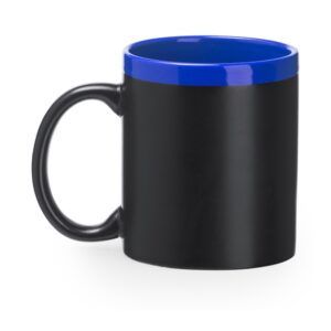 κεραμική κούπα με εκτύπωση 350ml μπλε ρουά_printiq.gr