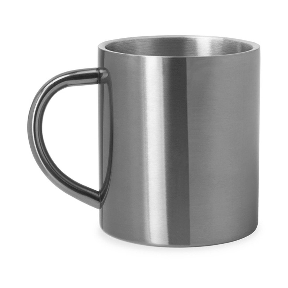 κούπα θερμός με εκτύπωση 290ml ασημί_printiq.gr
