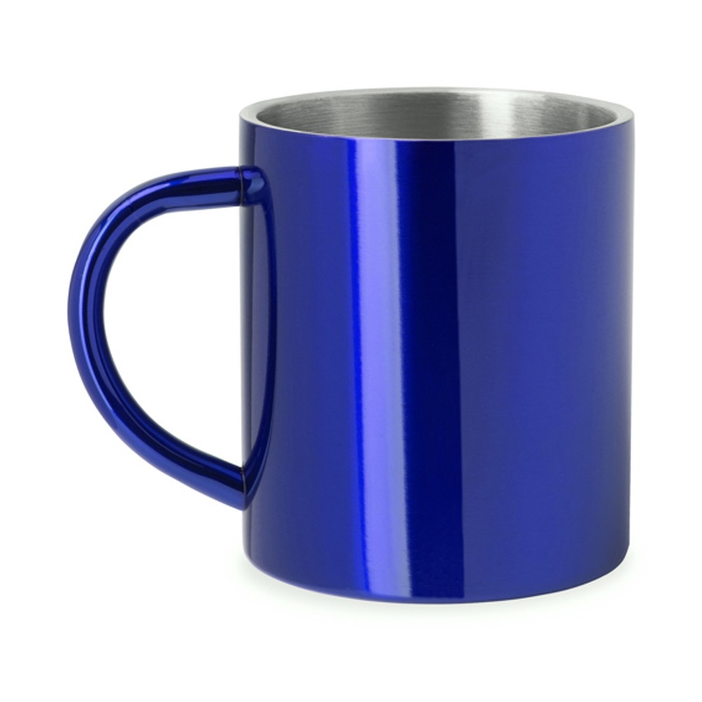 κούπα θερμός με εκτύπωση 290ml μπλε ρουά_printiq.gr