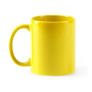 κεραμική κούπα με εκτύπωση 370ml κίτρινο_printiq.gr