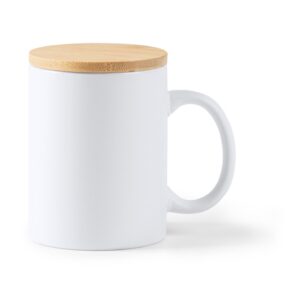 κούπα με bamboo με εκτύπωση 370ml λευκό_printiq.gr