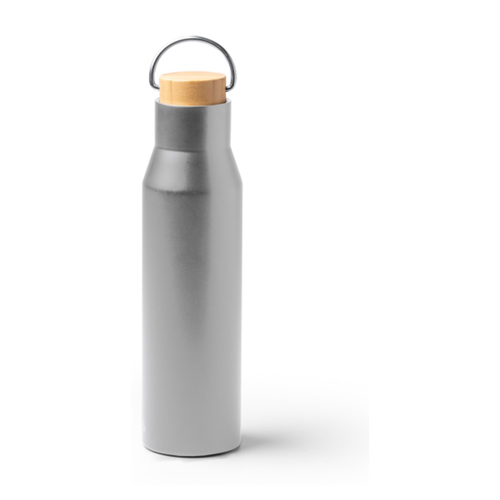 λεπτό μπουκάλι θερμός 550ml 550ml ασημί_printiq.gr