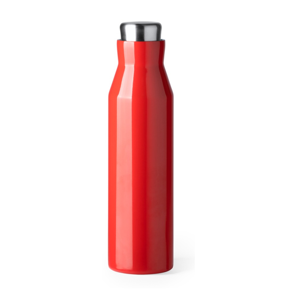 μεταλλικό μπουκάλι θερμός 600ml 600ml κόκκινο_printiq.gr