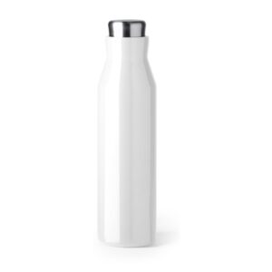 μεταλλικό μπουκάλι θερμός 600ml 600ml λευκό_printiq.gr