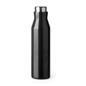 μεταλλικό μπουκάλι θερμός 600ml 600ml μαύρο_printiq.gr