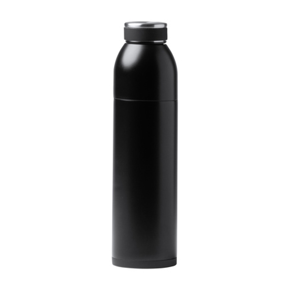 μεταλλικό μπουκάλι θερμός 650ml 650ml μαύρο_printiq.gr