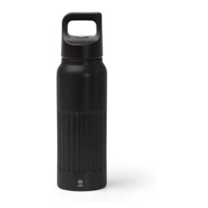 μεταλλικό μπουκάλι νερού με λογότυπο 500ml μαύρο_printiq.gr