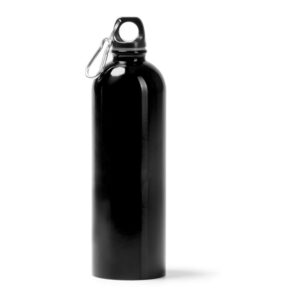 μεταλλικό μπουκάλι νερού με λογότυπο 750ml μαύρο_printiq.gr