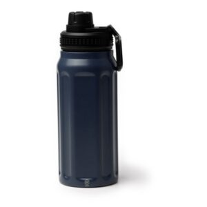 μεταλλικό μπουκάλι νερού με λογότυπο 540ml μπλε σκούρο_printiq.gr