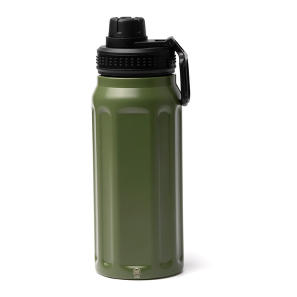 μεταλλικό μπουκάλι νερού με λογότυπο 540ml πράσινο σκούρο_printiq.gr