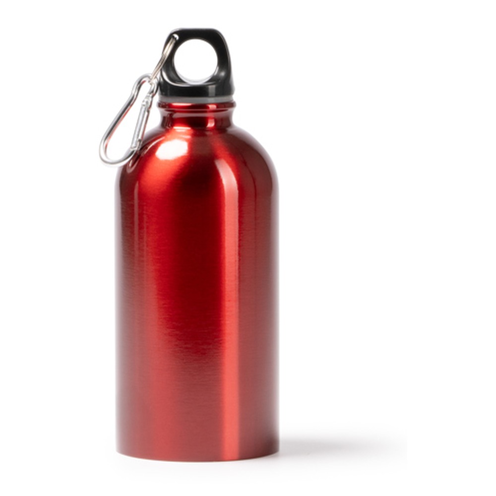μεταλλικό μπουκάλι νερού με λογότυπο 500ml κόκκινο_printiq.gr