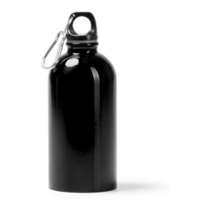 μεταλλικό μπουκάλι νερού με λογότυπο 500ml μαύρο_printiq.gr