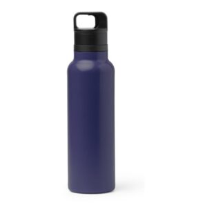 μεταλλικό μπουκάλι νερού με λογότυπο 750ml μπλε σκούρο_printiq.gr