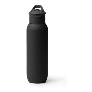 μεταλλικό μπουκάλι νερού με λογότυπο 500ml μαύρο_printiq.gr
