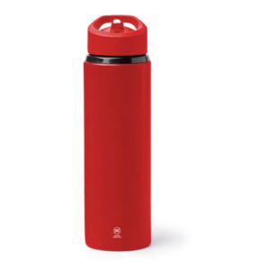 μεταλλικό μπουκάλι νερού με λογότυπο 700ml κόκκινο_printiq.gr