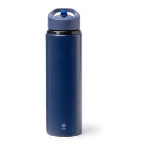 μεταλλικό μπουκάλι νερού με λογότυπο 700ml μπλε σκούρο_printiq.gr