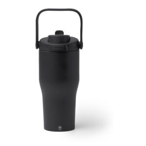 μεταλλικό μπουκάλι νερού με λογότυπο 550ml μαύρο_printiq.gr