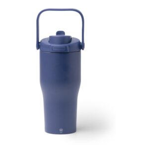 μεταλλικό μπουκάλι νερού με λογότυπο 550ml μπλε σκούρο_printiq.gr