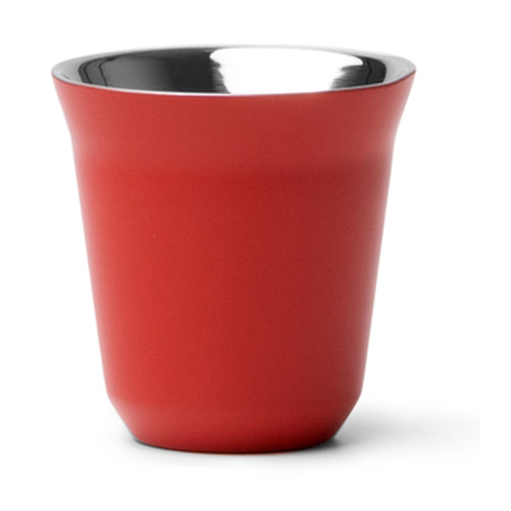 ποτήρι espresso inox με όνομα κόκκινο_printiq.gr
