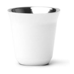 ποτήρι espresso inox με όνομα λευκό_printiq.gr