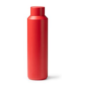 μπουκάλι θερμός 600ml με λογότυπο 600ml κόκκινο_printiq.gr