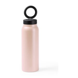 μπουκάλι θερμός 750ml με λαβή 750ml ροζ_printiq.gr