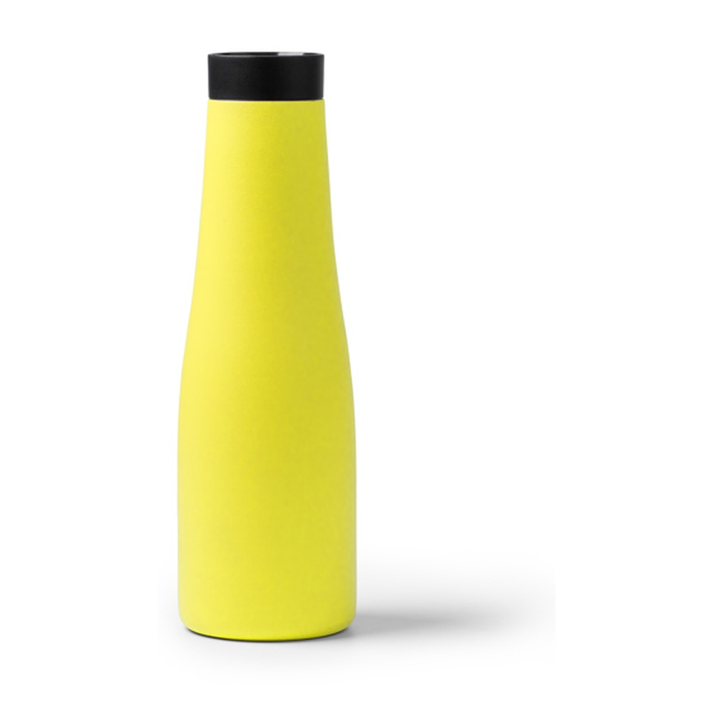 μπουκάλι θερμός inox 600ml 600ml κίτρινο_printiq.gr