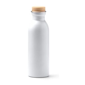 μπουκάλι θερμός inox 650ml 650ml λευκό_printiq.gr