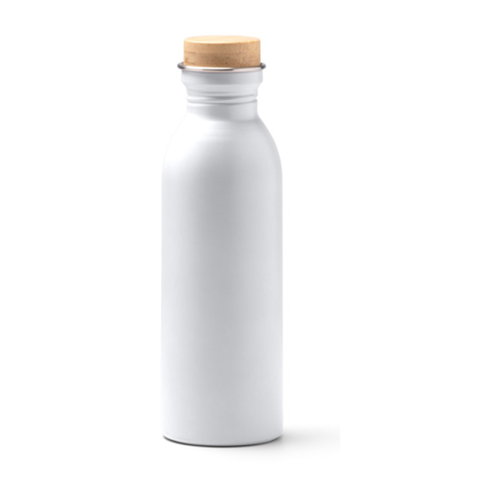 μπουκάλι θερμός inox 650ml 650ml λευκό_printiq.gr