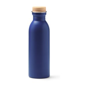 μπουκάλι θερμός inox 650ml 650ml μπλε ρουά_printiq.gr
