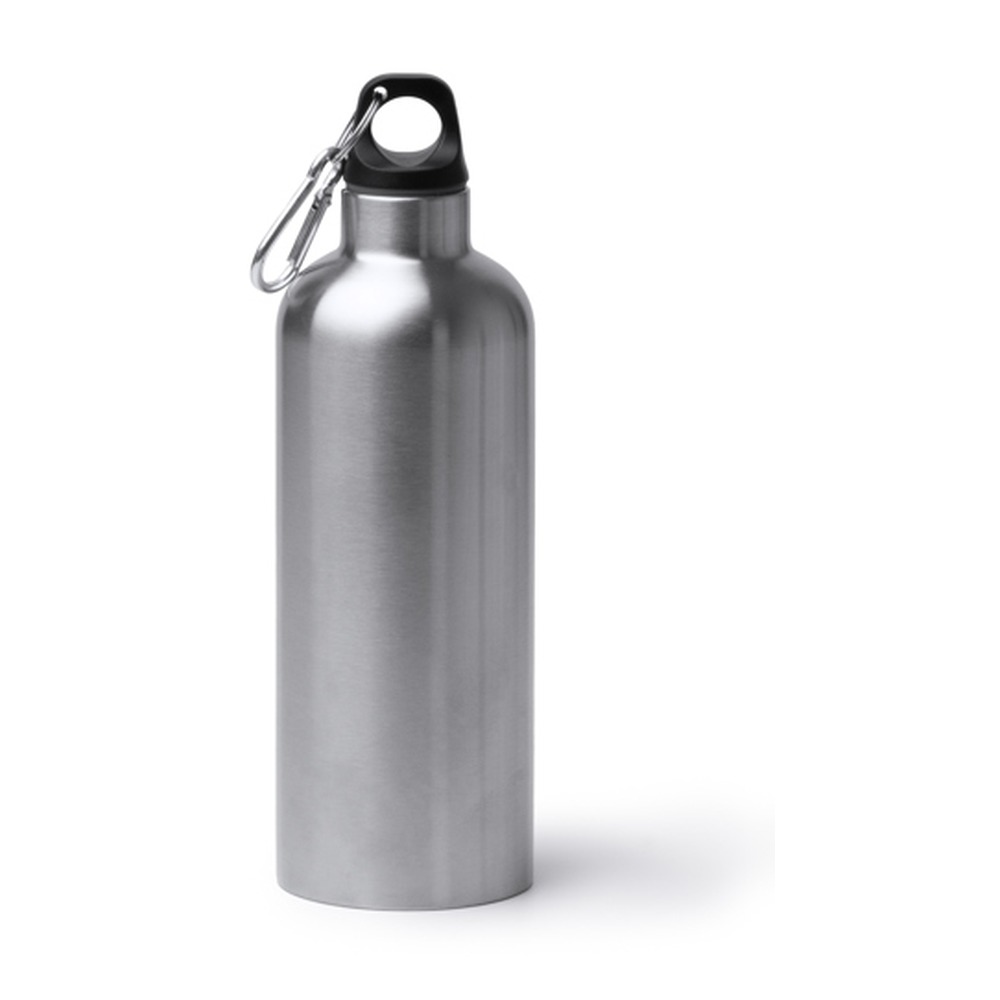 μπουκάλι θερμός με κρίκο 500ml 500ml ασημί_printiq.gr