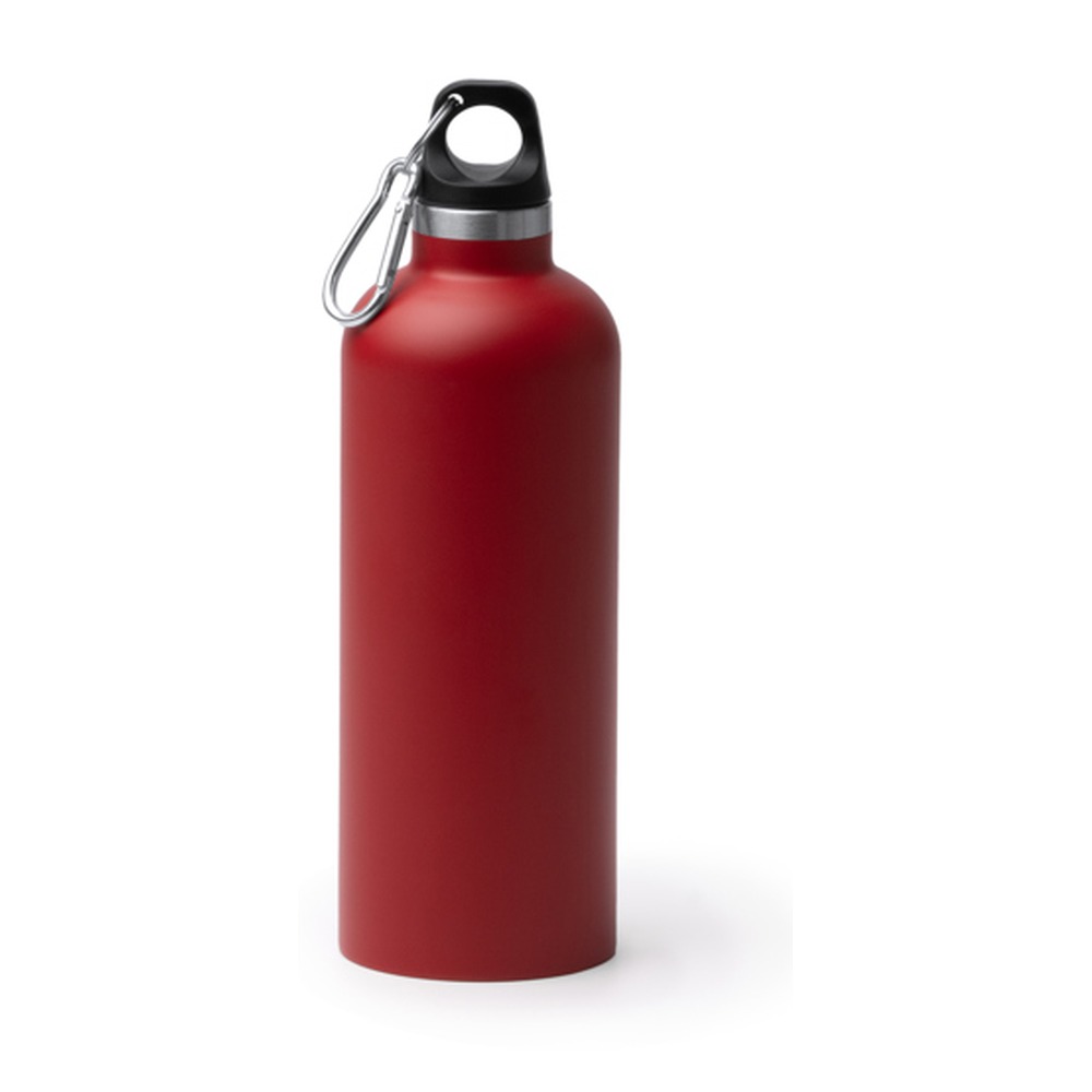 μπουκάλι θερμός με κρίκο 500ml 500ml κόκκινο_printiq.gr