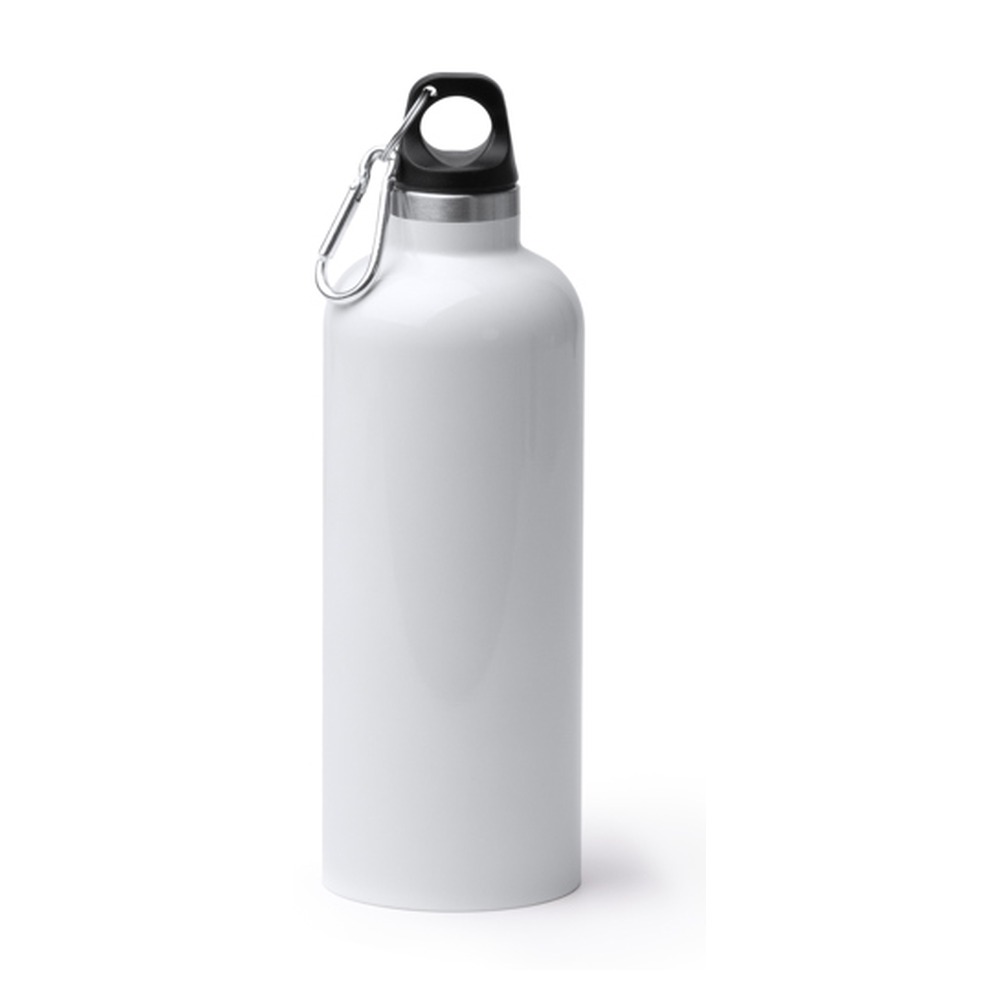 μπουκάλι θερμός με κρίκο 500ml 500ml λευκό_printiq.gr