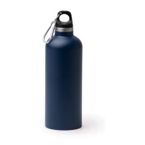 μπουκάλι θερμός με κρίκο 500ml 500ml μπλε σκούρο_printiq.gr