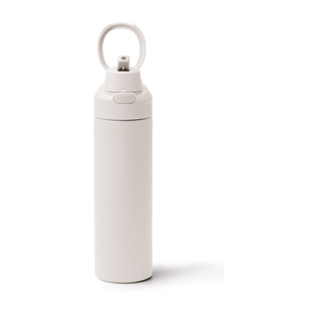 μπουκάλι θερμός με κρίκο 700ml 700ml λευκό_printiq.gr